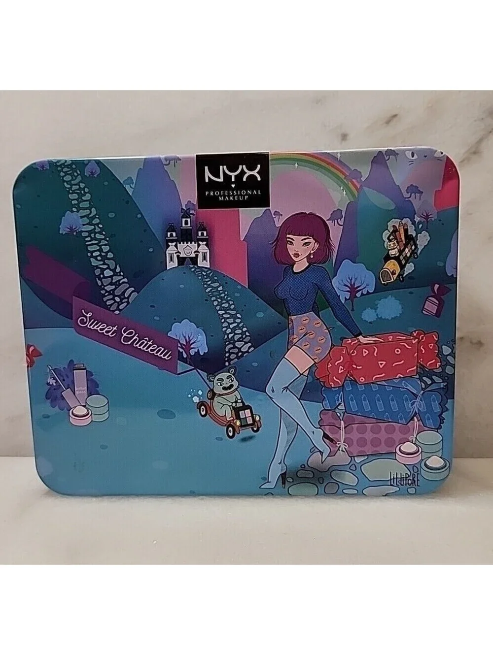 Lot of 2 NYX Sweet Chateau Soft Lip Cream Tin Set TINSET01